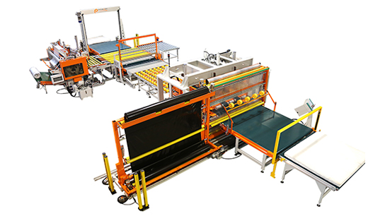 La Mistral 3B MT + Press + Ander Roll est une machine permettant l'emballage de matelas individuels et doubles