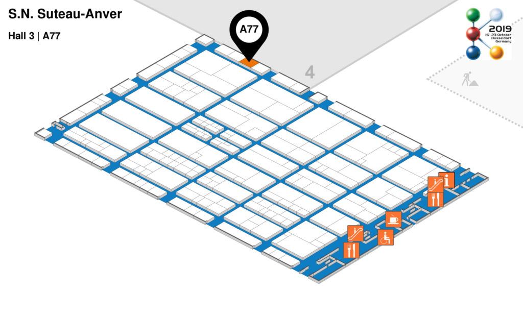 K2019: Suteau-Anver est présent dans le Hall 3 stand A77