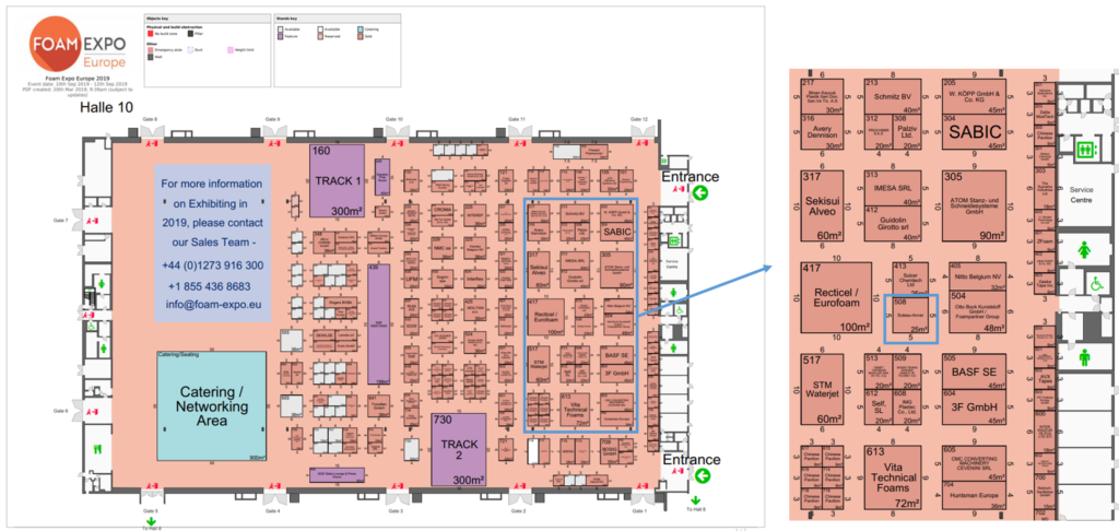 Foam Expo Europe: Suteau-Anver est présent dans le Hall 10 stand 508